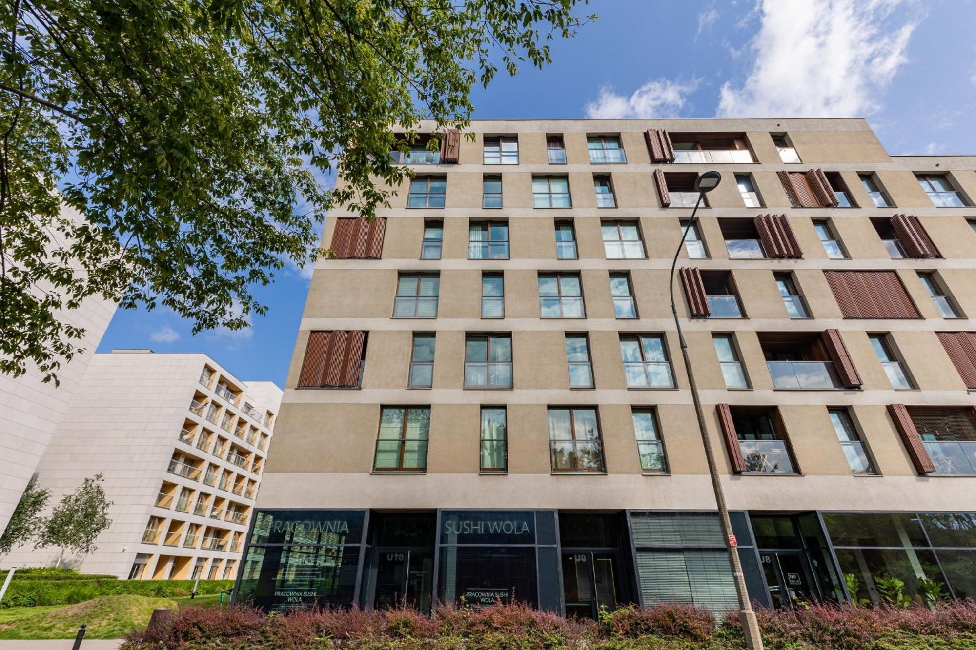 Warsaw Wola Apartment Near Nocny Market By Noclegi Renters Buitenkant foto